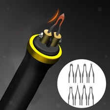 8Pcs Wood Burning Tips Tool Wood Burning Nibs for Carving Leather Making DIY