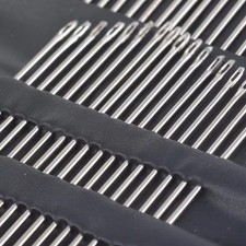 55 Pieces Stainless Steel Big Eye Hand Sewing Needles Set with Different Sizes