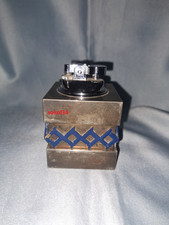 ACCENDINO DA TAVOLO CLETO MUNARI BENAGLIA FORME CONTEMPORANEE SILVER PLATE 1000