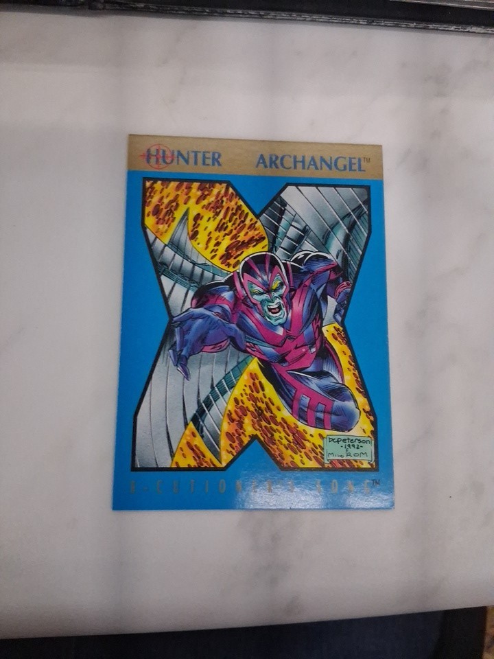 1992 Skybox Marvel Stryfe's Strike Files Archangel Card