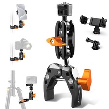 Camera Clamp Mount, Super Clamp Mount Magic Arm with Two 360 