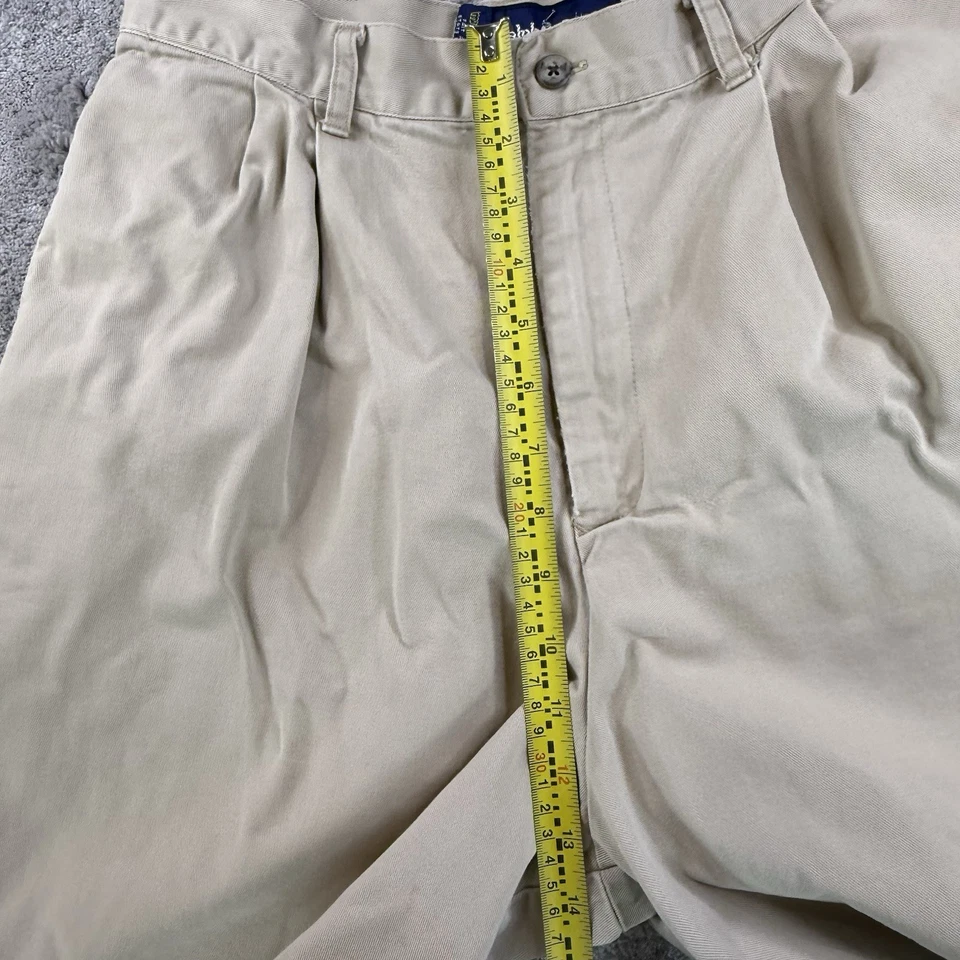 Ralph Lauren Women’s Vintage Made in USA Khaki Pleated Shorts Size 10 High Waist - Image 3 of 4