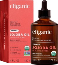 Certified Organic Cold Pressed Jojoba Oil 4oz - Natural Beauty Essential