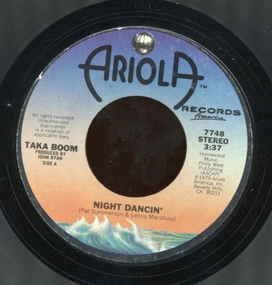 Taka Boom - Night Dancin' (7'') (Near Mint (NM or M-)) - 1878140911