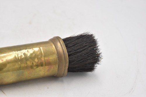Vintage Messing Feuerbürste mit hohem Schiff Die Rache 1588 - Bild 16 von 24