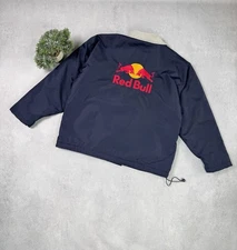 Vintage Red Bull Big Logo Jacket Racing Size XL Blue 