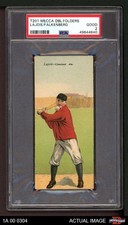 1911 T201 Mecca Nap Lajoie / Fred Falkenberg Naps / Indians PSA 2 - GOOD
