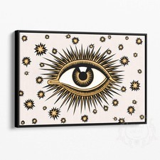 Starry Eyed Framed Canvas