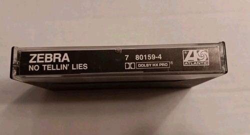 🎵 Zebra - No Tellin' Lies (1984) Cassette Tape - Hard Rock - VG - Tested ✅ - Picture 3 of 9