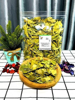 Dried Kaffir Lime Leaves 1kg Daun Jeruk Kering for Curry & Soup, Refill Habit