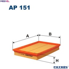 AIR FILTER AP 151 FOR MAZDA FORD FIESTA/Van/IV/Mk COURIER PUMA J4T/J4R 1.3L 4cyl