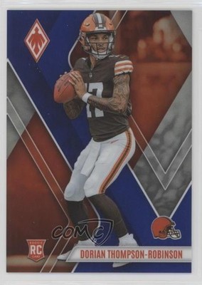 2023 Panini Phoenix Rookies Blue 12/35 Dorian Thompson-Robinson Rookie RC 0v3r