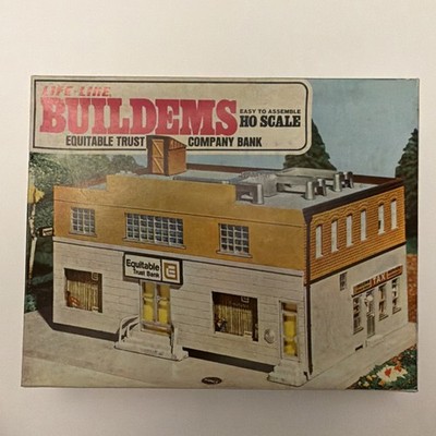 Vintage Life-Like S-381 HO Scale Model Kit - Equitable Trust Company Bank