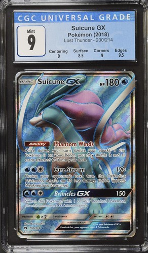 Suicune-GX graded CGC 9 for sale on eBay