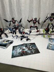 LEGO BIONICLE Mutran 8952 Chirox 8693 Vamprah 8692 Antroz 8691 w/ Matoran