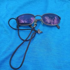 Rare Vintage Revo City Rectangle 1416/058 Sunglasses Antique Bronze Italy Frame