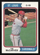1974 Topps #520 Tim McCarver St. Louis Cardinals
