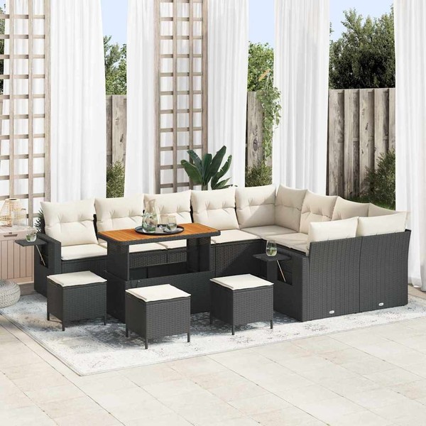 Gartensofa-Set M Kissen | Gartenlounge | TerrassenmöBel | GartenmöBel | 9-Sitzer-image