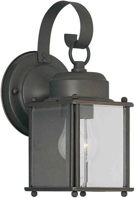 Forte Lighting 1047-01 Outdoor Wall Sconce - Bronze
