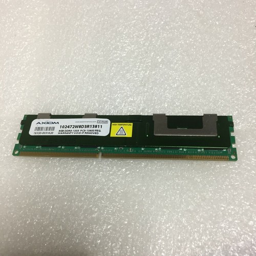 4X 32GB AXIOM 102472W8D3R13811 8GB SERVER MEMORY DDR3 PC3-10600 REG FREE S/H - Picture 2 of 4