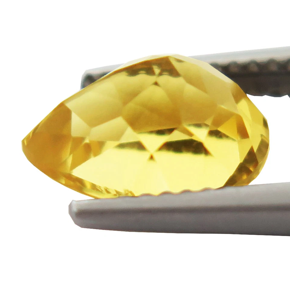 Flawless Look 2.34ct Pear Cut Golden Yellow Color Natural Beryl Mined at Brazil - Image 4 of 4