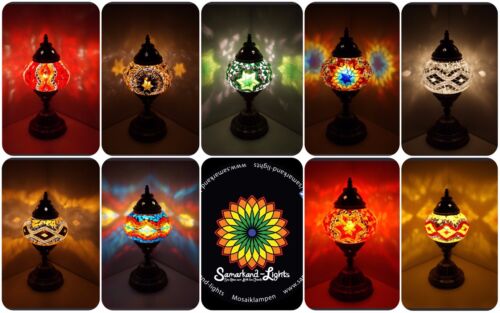 Mosaik Tischlampe M Mosaiklampe orientalische Lampe Samarkand-Lights  - Bild 1 von 25