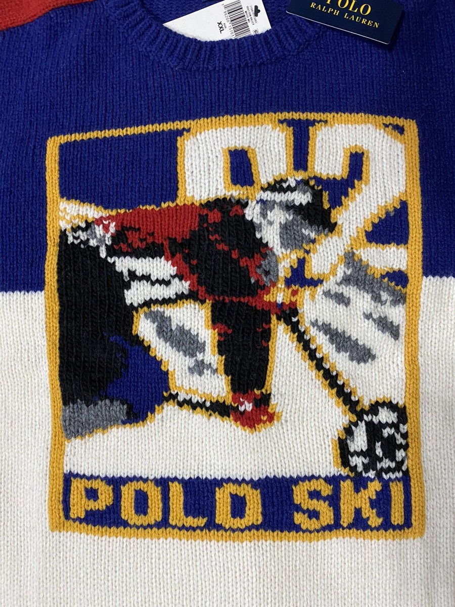 Polo Ralph Lauren Men's POLO SKI 92 Wool-Blend Sweater Classic Fit