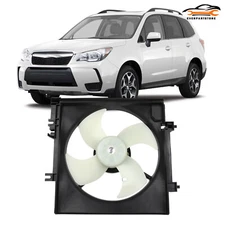 Engine Radiator Cooling Fan Assembly For 2009-2014 Subaru Forester 2.5L 2498CC