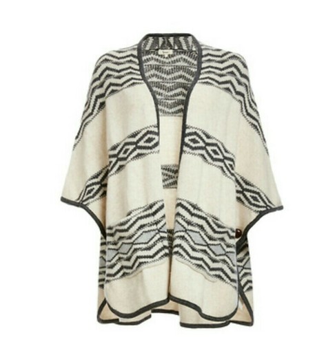 YERSE WOOL BLEND PONCHO SIZE SMALL - Picture 2 of 3