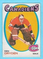 1971-72 OPC 45 Ken Dryden Montreal Canadiens! ROOKIE! EXMT!