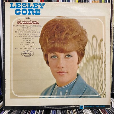 LESLEY GORE - SINGS ALL ABOUT LOVE (VINYL LP) 1965!!! RARE!!! MG