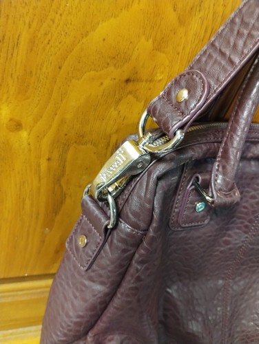 Jewell by Thirty-One Purple/Plum Pebble Crossbody Purse Handbag W/ Wallet - Picture 6 of 15