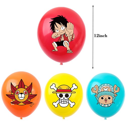 One Piece Birthday Balloon Banner Decoration Cake Topper Party Supplies for Kids - Picture 4 of 8
