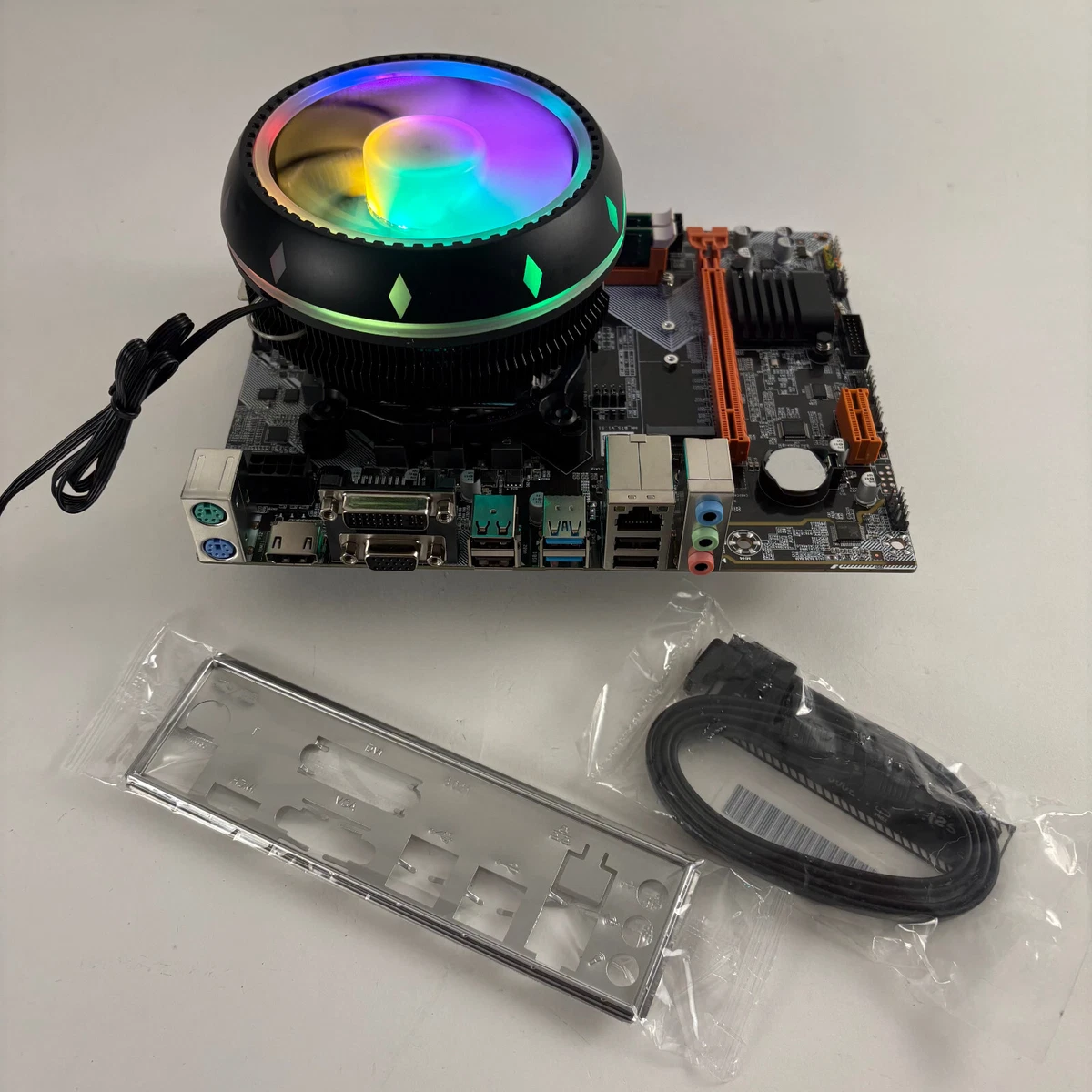 Carte Mère De Jeu B75 LGA 1155, Carte Mère DDR3 8G CPU Combo Avec Ventilateur Ensemble Cpu I5 3470 Pci E X16 Usb3 0 M 2 Nvme Sata Carte Mere Micro Atx Fiche Technique Et Prix Au Maroc