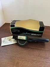 Dymo Office Mate 1 Label Maker 1530 for 1/4" & 3/8" Tape Embossing Black W/ Box