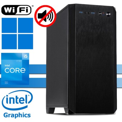 Business PC Intel i5-12400 6x 4,40GHz bis 64GB RAM NVMe SSD HDD WiFi Win 11 Pro