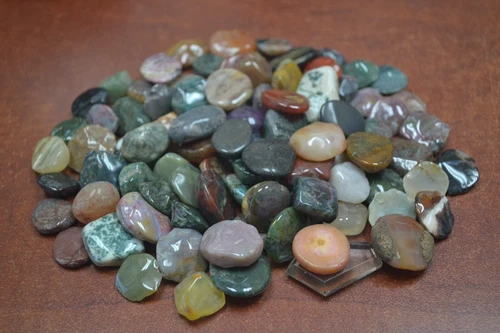 300 PCS BULK MIX TUMBLED POLISHED GEMSTONE ROCK STONE