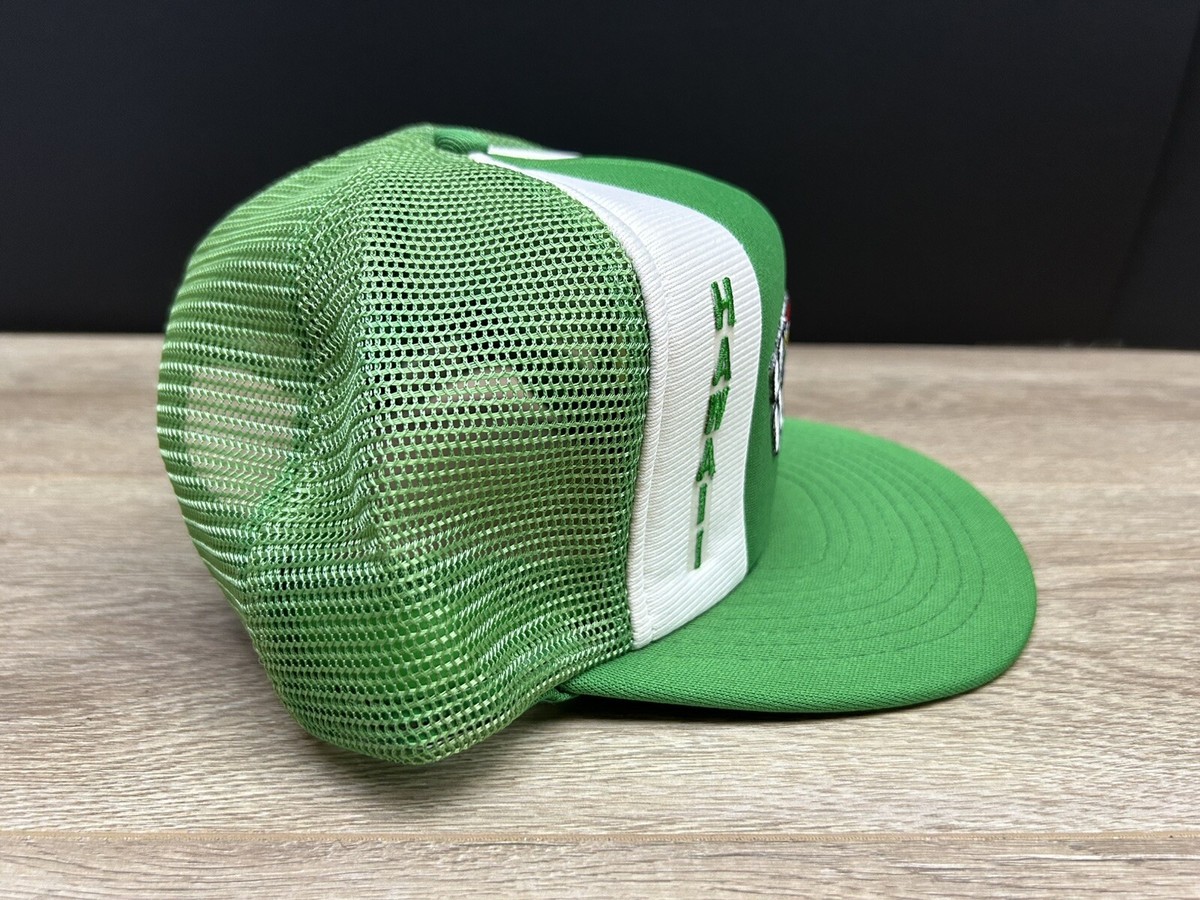 Vintage 1980 University Of Hawaii Rainbows Mesh Trucker Snapback