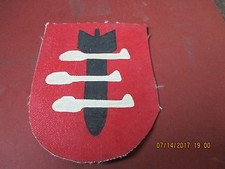 WWII LUFTWAFFE BOMBER 8/KG 76 JU-88 RED SHLD  BATTLE OF BRITIAN FLT JACKET PATCH