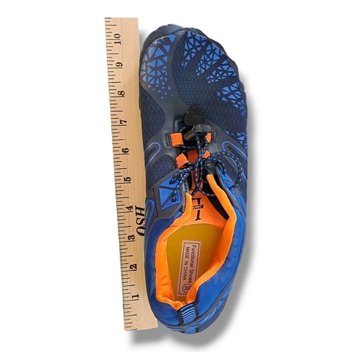 L-RUN Barefoot Water Shoes Blue Orange Unisex Hiking Running Size - Picture 9 of 9