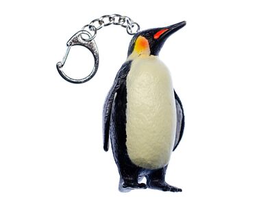 Emperor Penguin Keychain Miniblings Charm Antarctica Slim Penguin