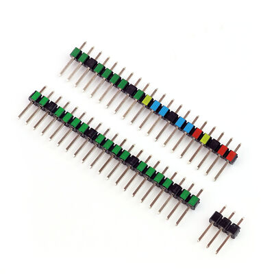 BerryBase Stiftleisten / Pin Header Set für Raspberry Pi Pico, farbig kodiert,