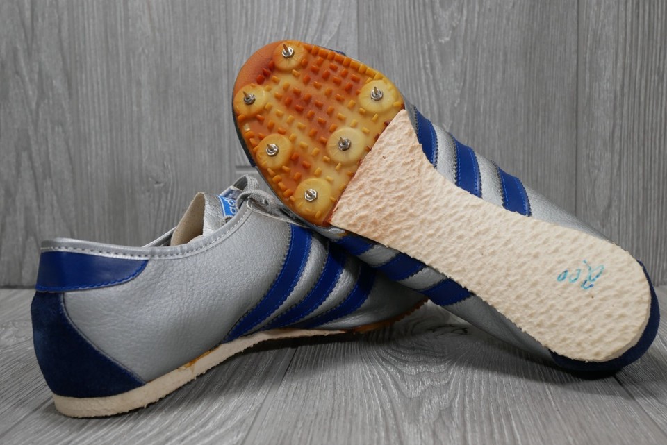 Hawk R. Green Spikes RARE Vintage (Late 70's) Adidas Hawk Cangoran Track Spikes Made in ...