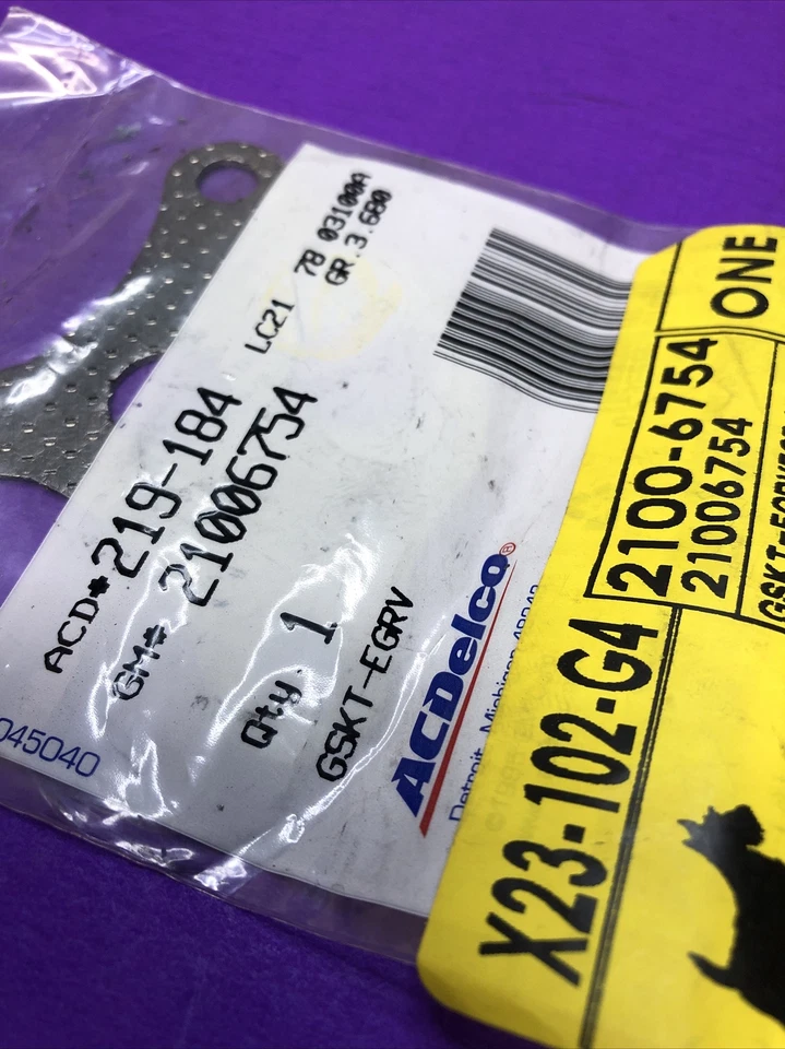 🔥🔥🔥ACDelco 219-184 21006754 OEM EGR junta de válvula Qtd. 1. - Imagem 4 de 4