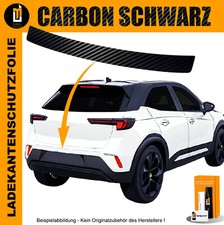 LACKSCHUTZFOLIE LADEKANTENSCHUTZ FÜR OPEL MOKKA B MOKKA-e ab 2021 Carbon Schwarz