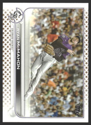 Ryan McMahon #132 2022 Topps Gold Star Colorado Rockies