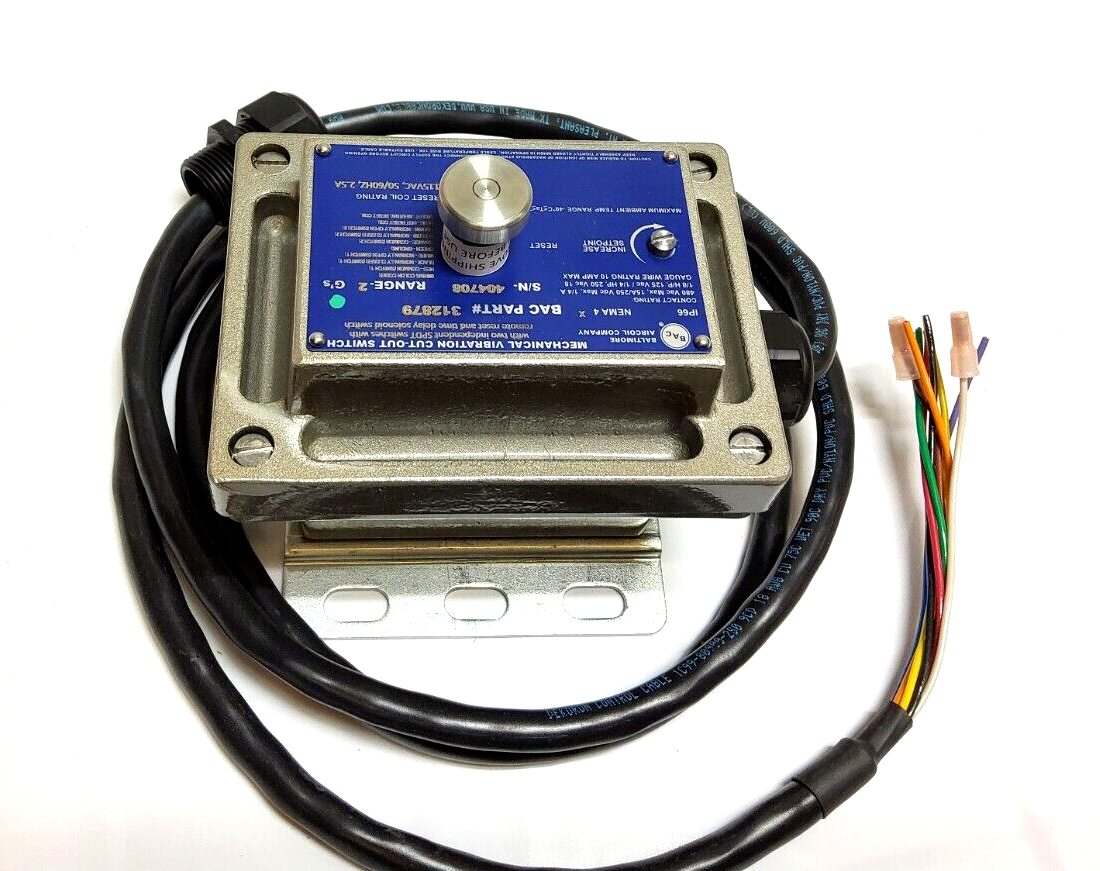 New Baltimore 1/8 HP Mechanical Vibration CutOut Switch 312879 110V