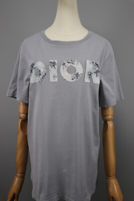 Dior Homme ‘07SS HEDI期 レアTシャツ　グレー DIOR Daniel Arsham Designers Eroded 3D Print Gray Cotton Womens T