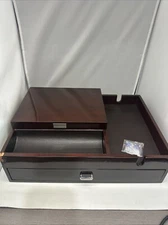 Houndsbay Commander Valet Men's Dresser Valet & Watch Box Read Description