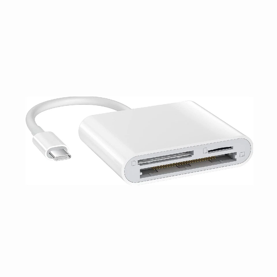 USB C to SD CF Card Reader for iPad Pro/Macbook Supports CompactCF/SD/TF card - Image 3 of 4